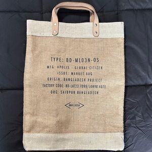 Brand new Apolis Market Tote